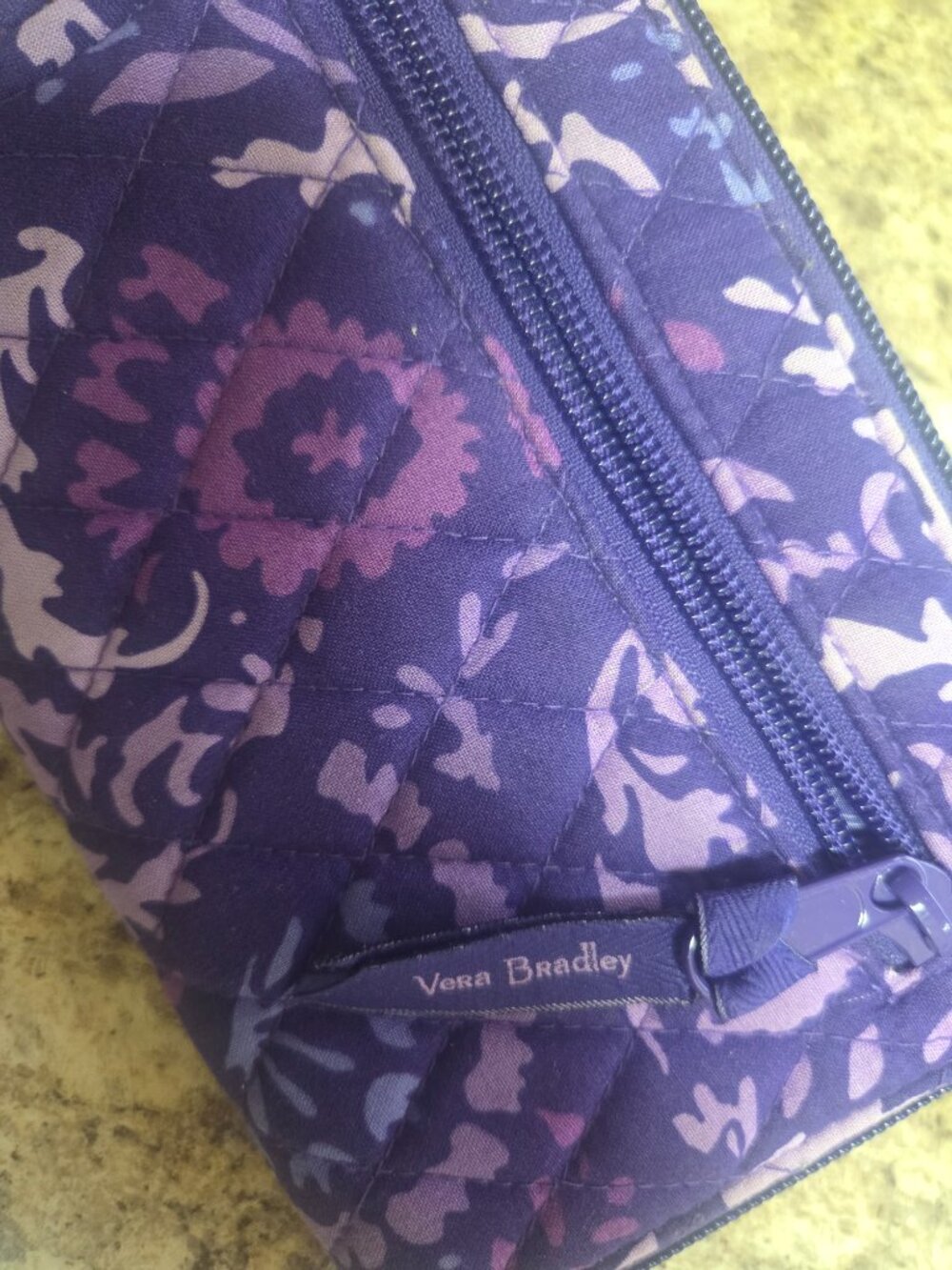 VERA BRADLEY Large Backpack with matching WALLET! Purple Paisley Super Cute!! - Picture 6 of 7